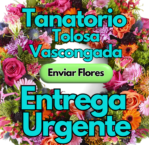 Envío Urgente de Coronas, ramos y centros funerarios al Tanatorio tolosa Vascongada